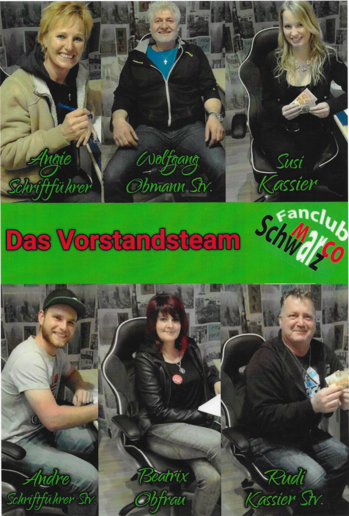 Vorstandsteam Fanclub